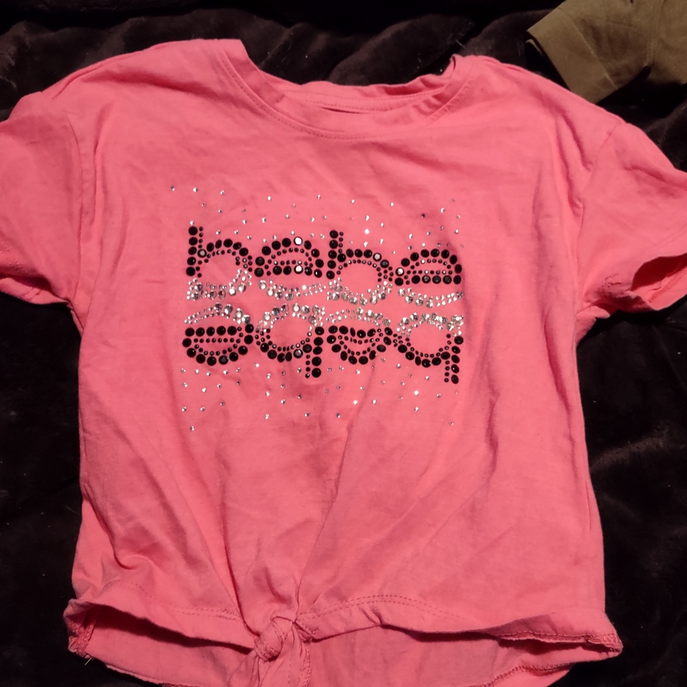 Bebe Kids Sparkling Pink Tee